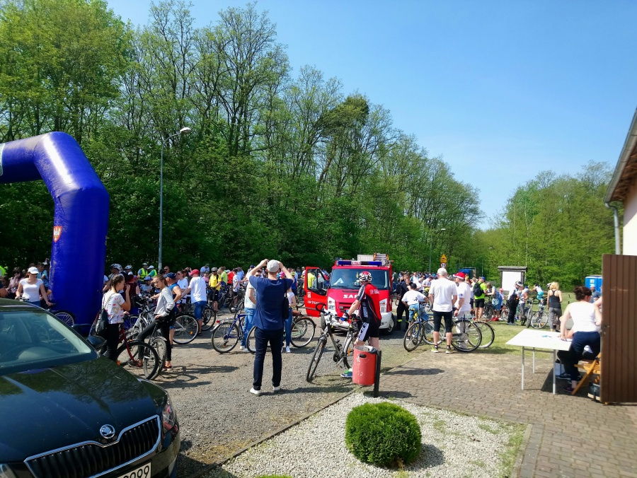 Majówka w Żychlinie. 500 rowerzystów na starcie rajdu