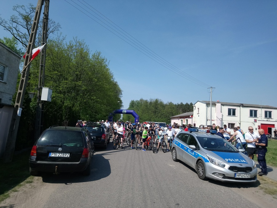 Majówka w Żychlinie. 500 rowerzystów na starcie rajdu
