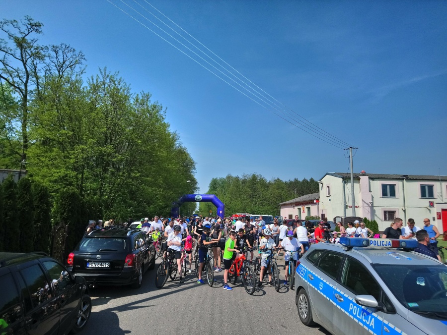 Majówka w Żychlinie. 500 rowerzystów na starcie rajdu