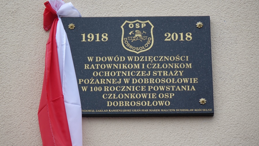 Jednostka OSP Dobrosołowo ma 100 lat. Druhowie świętują