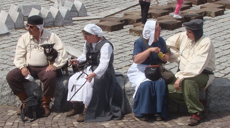 Rodzice z dziećmi przenieśli się w czasie na pola Grunwaldu