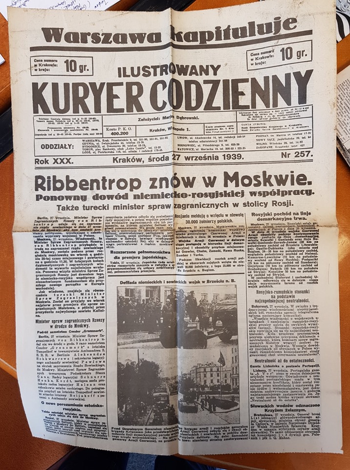Gazety z czasów II wojny światowej odnalezione w sortowni odpadów. Teraz trafią do biblioteki