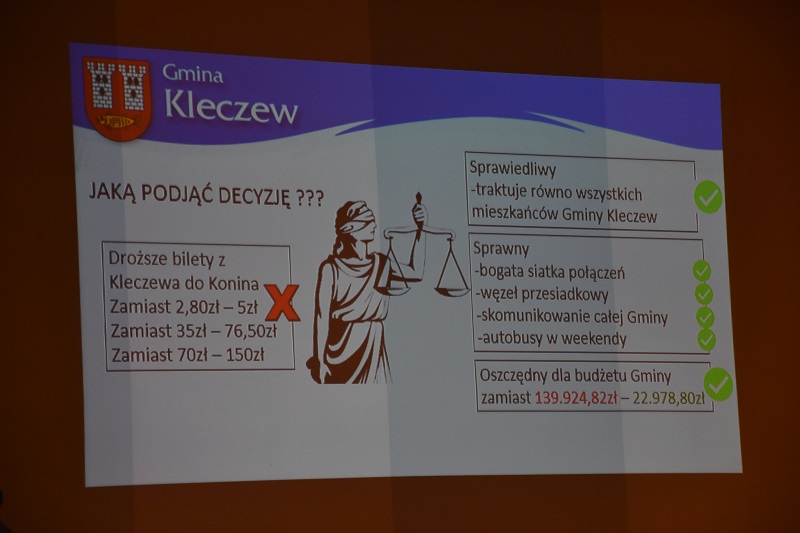 Mieszkańcy zagłosowali. Do Kleczewa nie wróci MZK, będą za to dopłaty do biletów?
