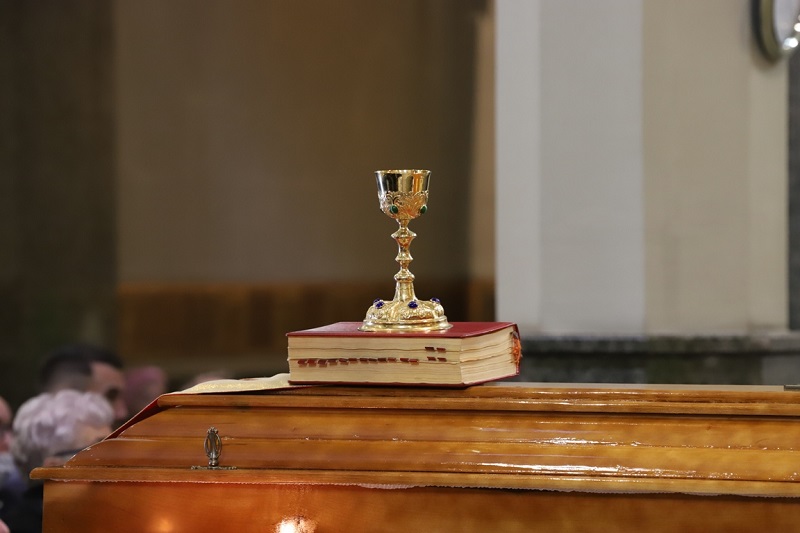 Pożegnanie najstarszego marianina. Spoczął na cmentarzu w Licheniu