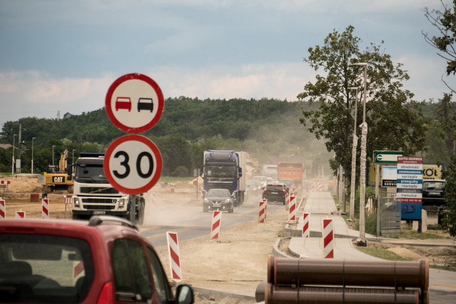 Wkrótce zajdą poważne zmiany na przebudowywanej ulicy Kleczewskiej