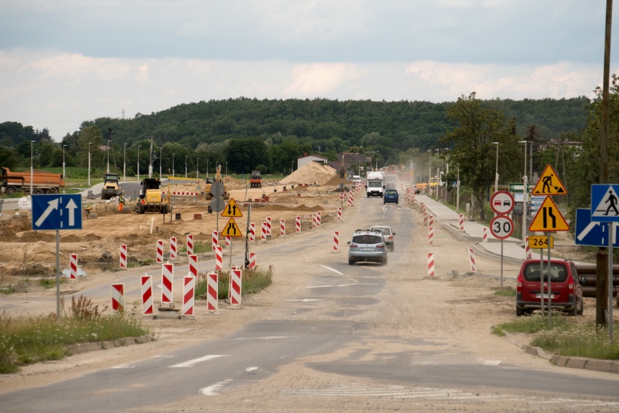 Wkrótce zajdą poważne zmiany na przebudowywanej ulicy Kleczewskiej