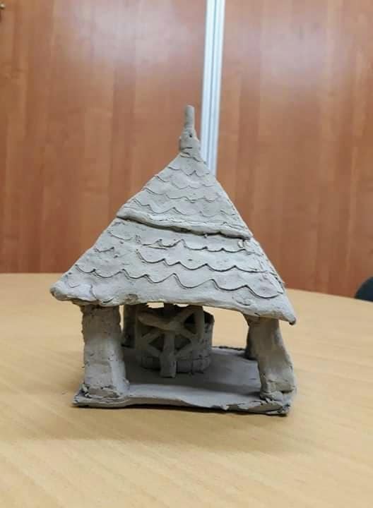 Jest kościół, remiza i dom kultury z gliny. Powstała ceramiczna mapa wioski