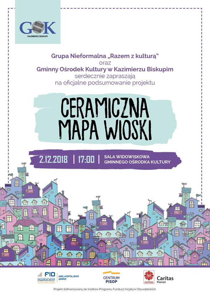 Jest kościół, remiza i dom kultury z gliny. Powstała ceramiczna mapa wioski