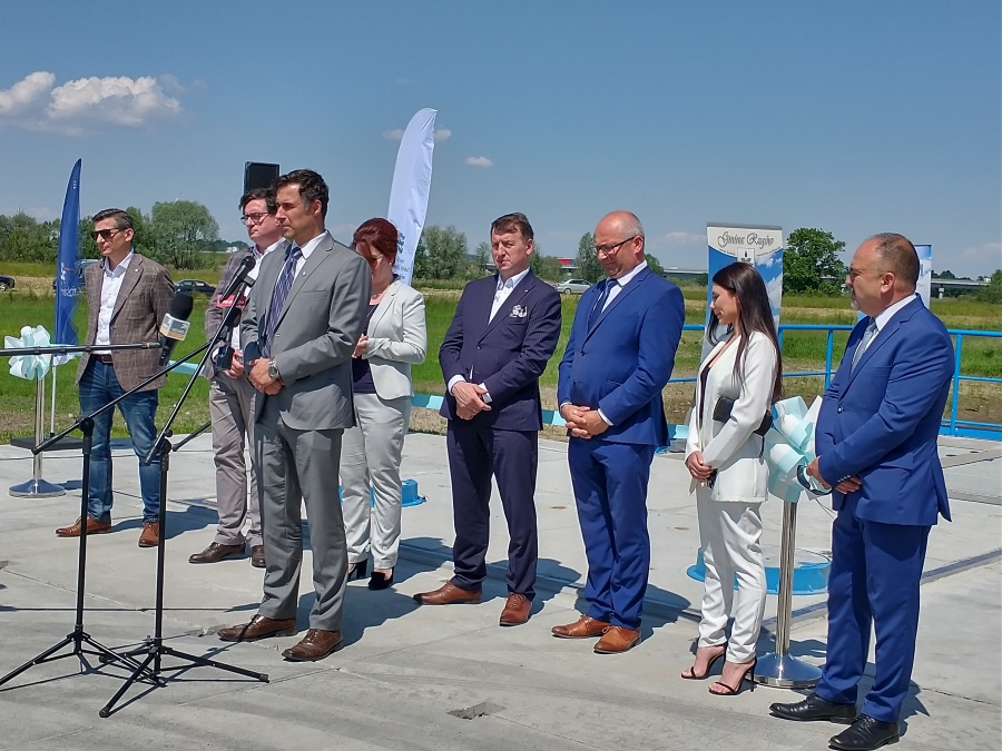 Uroczyście uruchomili przepompownię i jazy. Żeby nie było suszy i powodzi