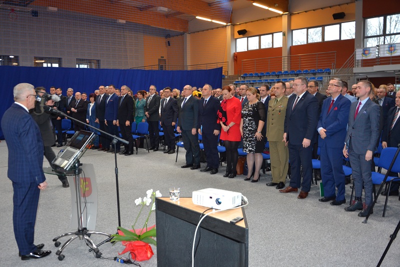 Zaczęli od minuty ciszy. Burmistrz Rychwała podsumował rok