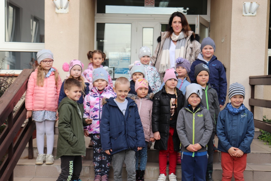 Odwiedziliśmy Przedszkole w Wysokiem. Najstarsza grupa pokazała nam jak wygląda ich dzień