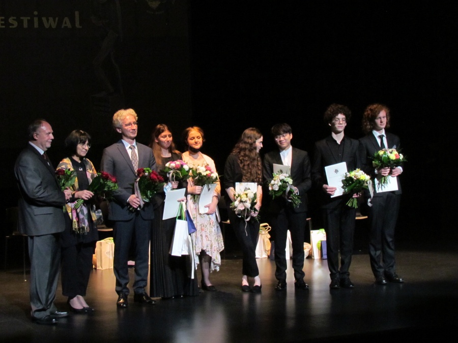 Finał festiwalu „Chopinowskie Interpretacje Młodych”. Ceremonia wręczenia nagród laureatom