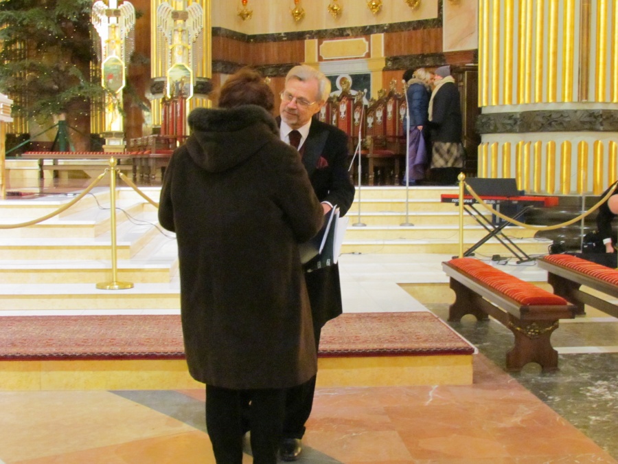 Wybitni artyści w licheńskiej bazylice. Wspólne kolędowanie jak przy wigilijnym stole
