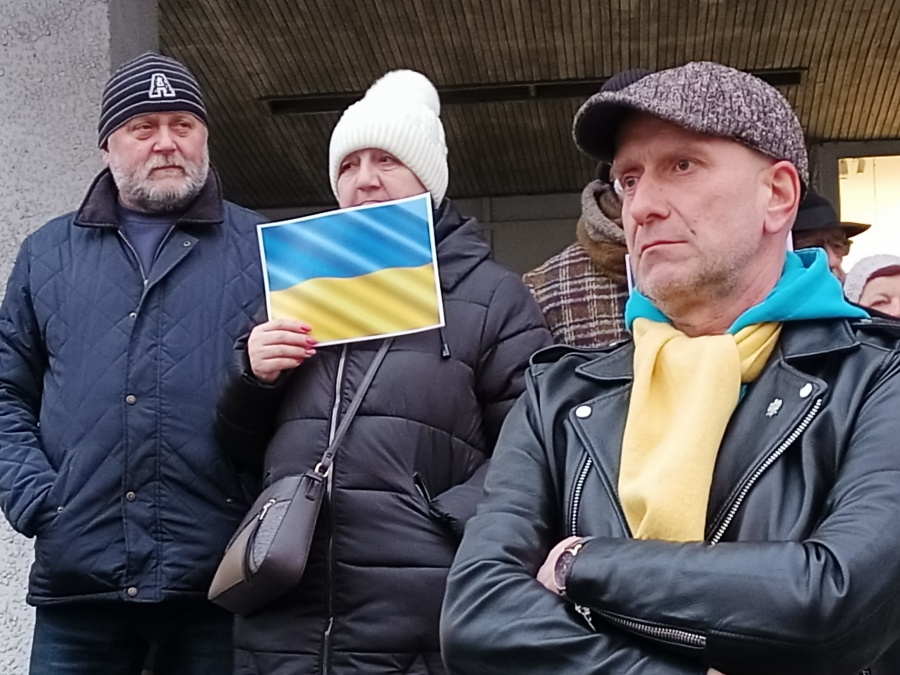 Konin solidarny z Ukrainą. „Wujek dołączył do obrony terytorialnej. Walczymy”