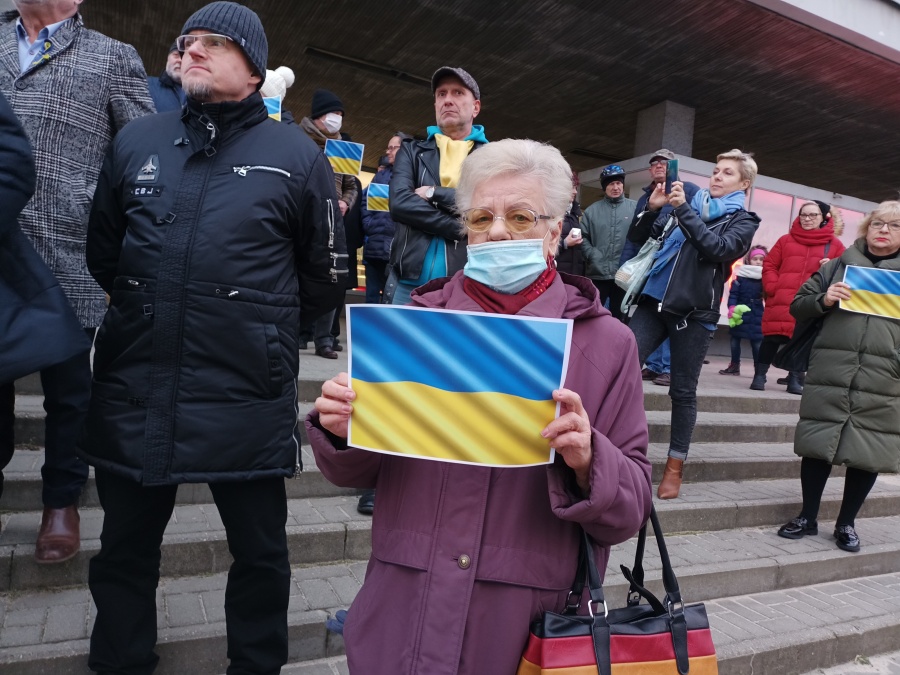Konin solidarny z Ukrainą. „Wujek dołączył do obrony terytorialnej. Walczymy”