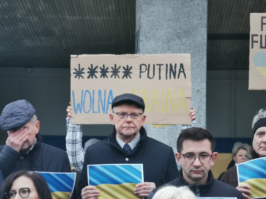Konin solidarny z Ukrainą. „Wujek dołączył do obrony terytorialnej. Walczymy”