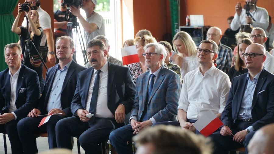 Premier Mateusz Morawiecki w Kole. Ponownie obiecał sfinansowanie budowy obwodnicy