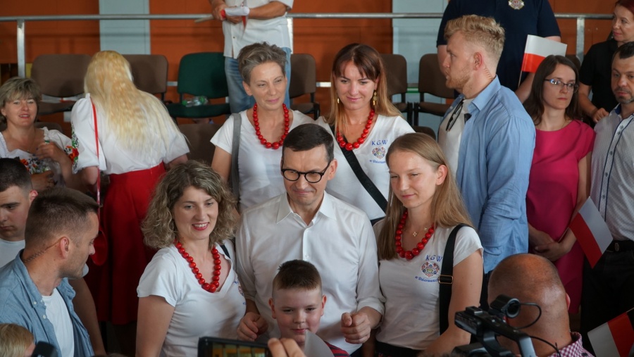 Premier Mateusz Morawiecki w Kole. Ponownie obiecał sfinansowanie budowy obwodnicy