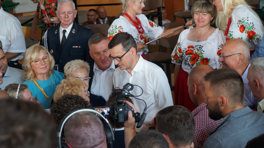 Premier Mateusz Morawiecki w Kole. Ponownie obiecał sfinansowanie budowy obwodnicy