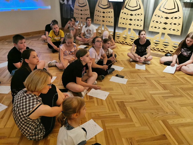 „Dzieci Kujaw” trenowały z Mazowszem. Szczególnie zależało im na nauce tańca