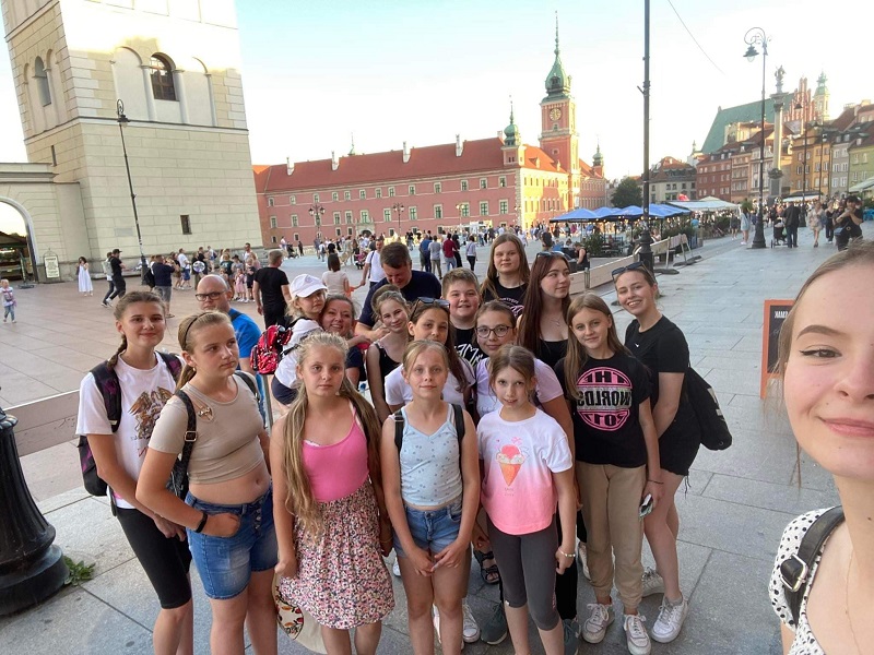 „Dzieci Kujaw” trenowały z Mazowszem. Szczególnie zależało im na nauce tańca