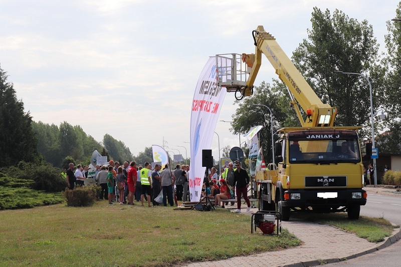 Protestowali przed kopalnią. „Węgiel brunatny to barbarzyńskie zło”