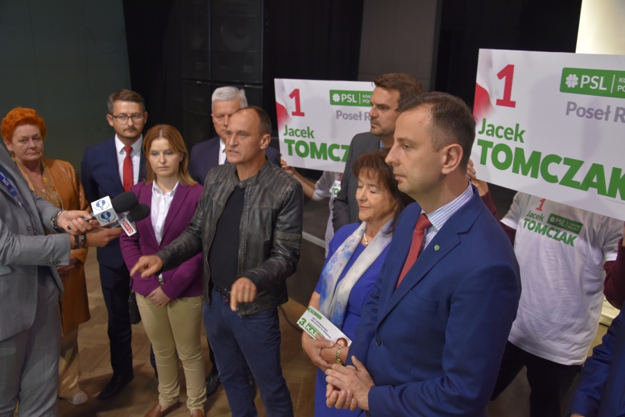 O programie Koalicji Polskiej opowiadali dziś w Koninie - Paweł Kukiz i Władysław Kosiniak-Kamysz