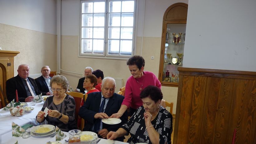 Wigilia seniorów we władysławowskim domu kultury