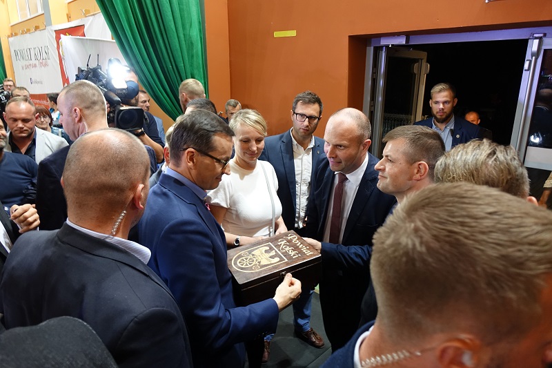 Premier Morawiecki obiecał pieniądze na budowę północnej obwodnicy Koła