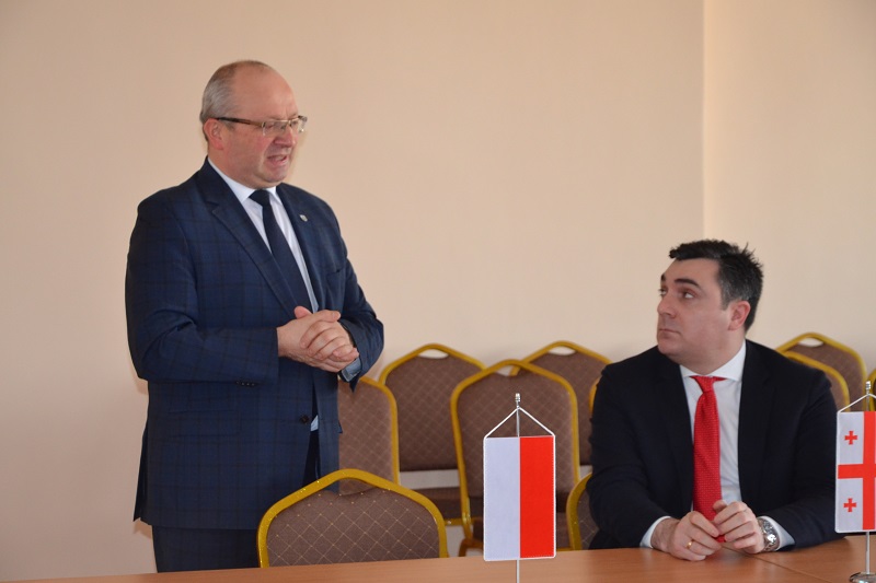 Chcą nawiązać współpracę partnerską. Ambasador Gruzji gości w Rzgowie