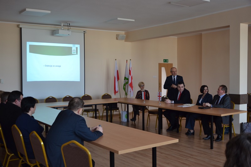 Chcą nawiązać współpracę partnerską. Ambasador Gruzji gości w Rzgowie