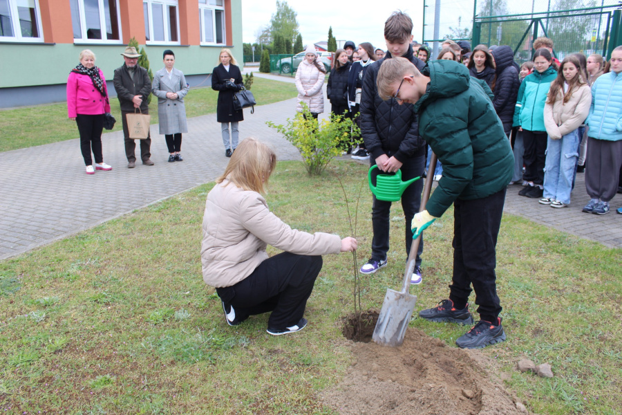 Posadzili dęby w każdej szkole w gminie. „To symbol odpowiedzialności za przyszłe pokolenia”