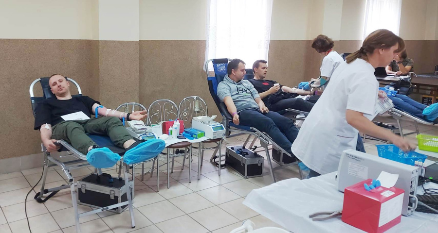 Wójt też oddał krew. Udana akcja w OSP