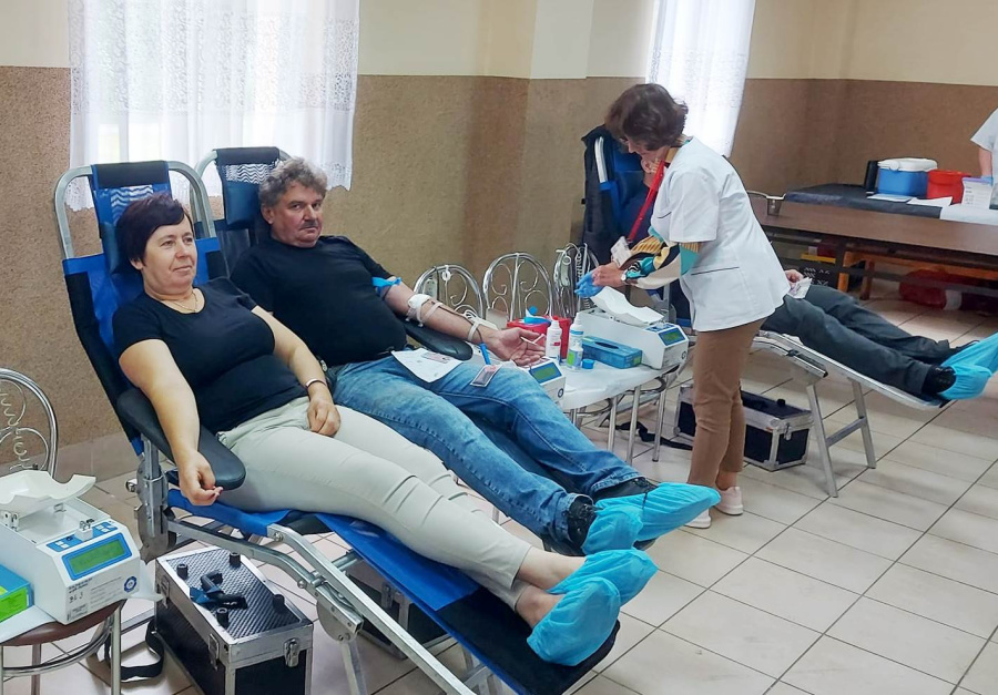 Wójt też oddał krew. Udana akcja w OSP