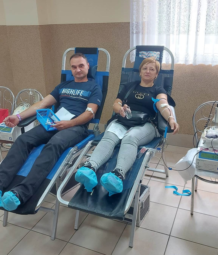 Wójt też oddał krew. Udana akcja w OSP