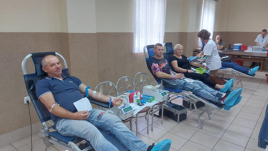 Wójt też oddał krew. Udana akcja w OSP