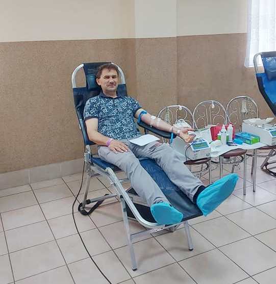 Wójt też oddał krew. Udana akcja w OSP