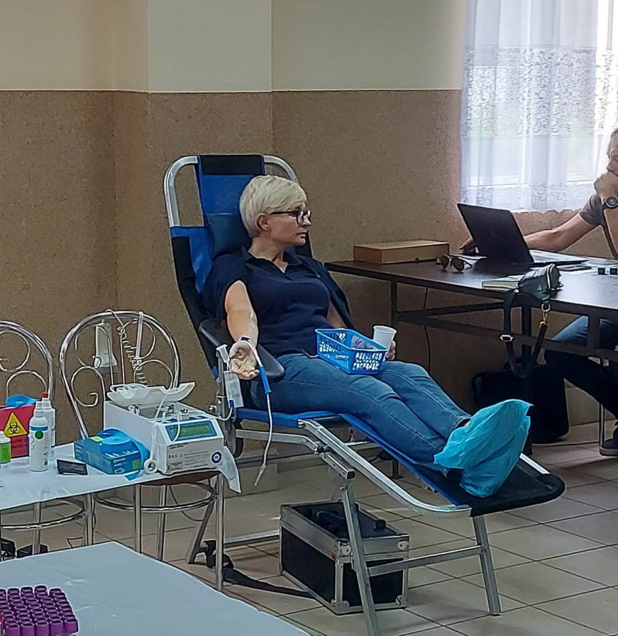 Wójt też oddał krew. Udana akcja w OSP