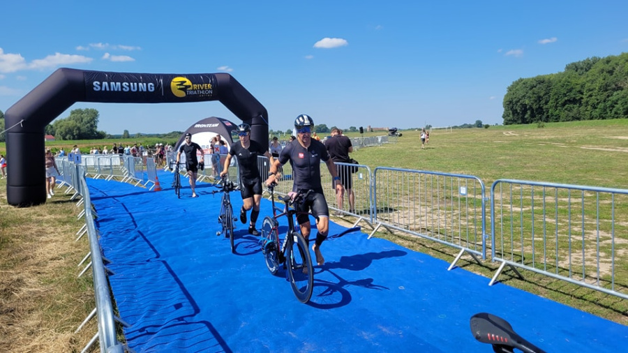 IV edycja Samsung River Triathlon Series w Kole. Rywalizowali w potwornym upale