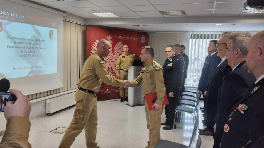 Średnio w akcji co 4 godziny i 21 minut! Konińscy strażacy podsumowali ubiegły rok