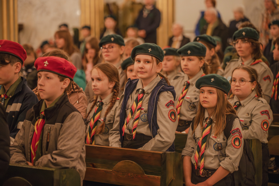 Dzień Skupienia Harcerzy Hufca ZHP Konin w sanktuarium Matki Bożej Licheńskiej