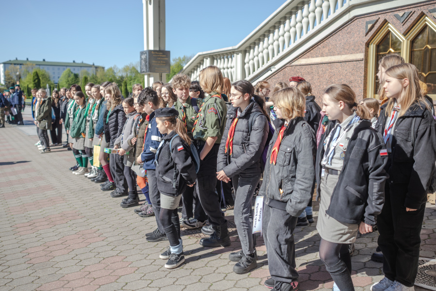 Dzień Skupienia Harcerzy Hufca ZHP Konin w sanktuarium Matki Bożej Licheńskiej