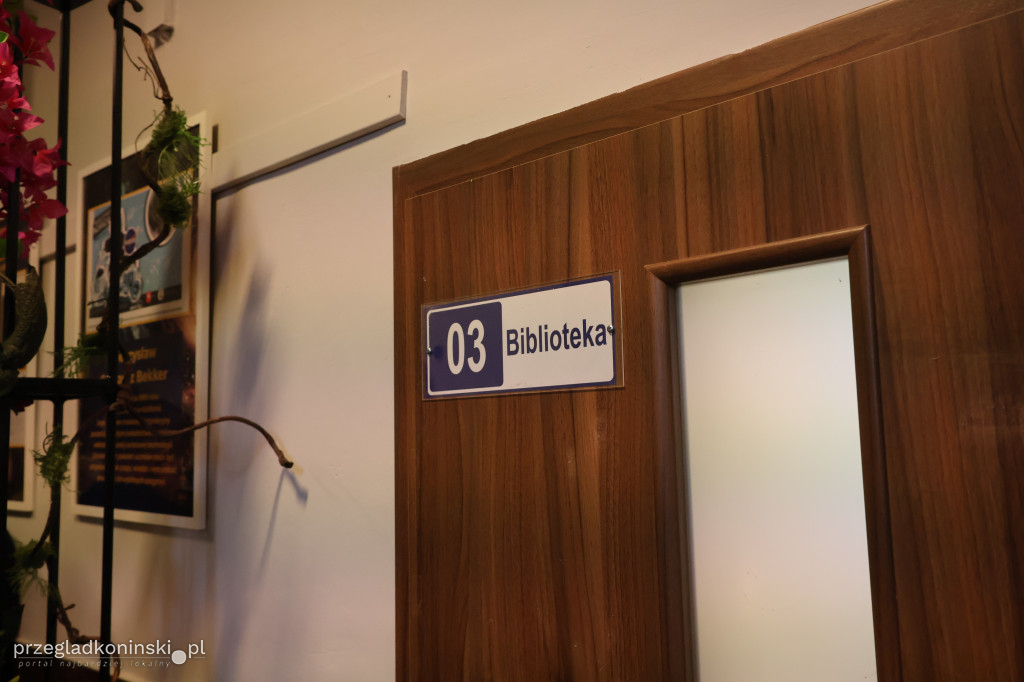 Uroczyste otwarcie biblioteki w I LO w Koninie