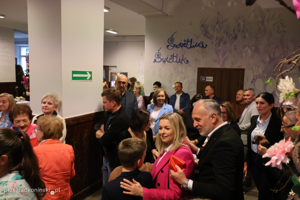 Uroczyste otwarcie biblioteki w I LO w Koninie