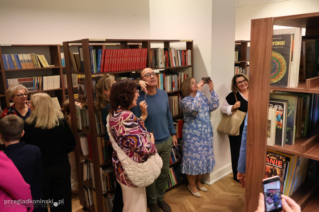 Uroczyste otwarcie biblioteki w I LO w Koninie