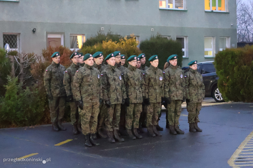 Ślubowanie uczniów klas wojskowych w „Koperniku”