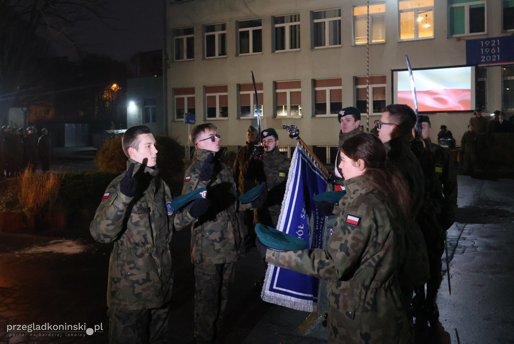 Ślubowanie uczniów klas wojskowych w „Koperniku”