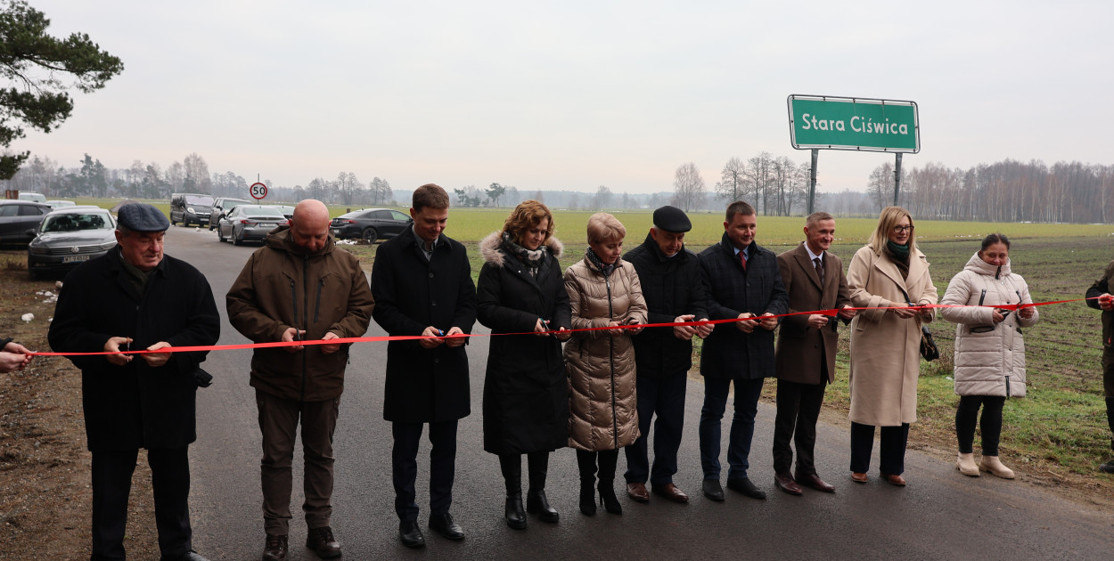 Otwarcie przebudowy dróg w gminie Grodziec
