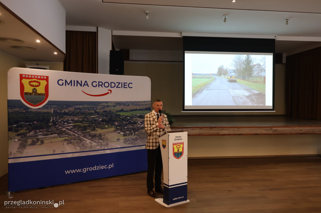Otwarcie przebudowy dróg w gminie Grodziec