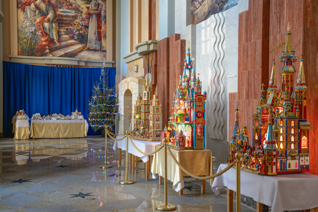 Wystawa szopek bożonarodzeniowych w licheńskim sanktuarium